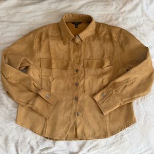 Banana Republic Suede Shirt